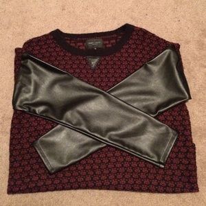 Black and red sweater