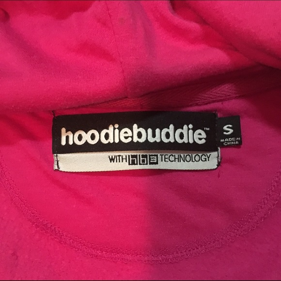 Pink Sweatshirt with built in Headphones - Picture 2 of 3
