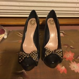 Vince Camuto high studded pumps