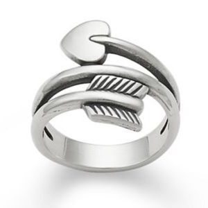 Real James Avery heart arrow ring