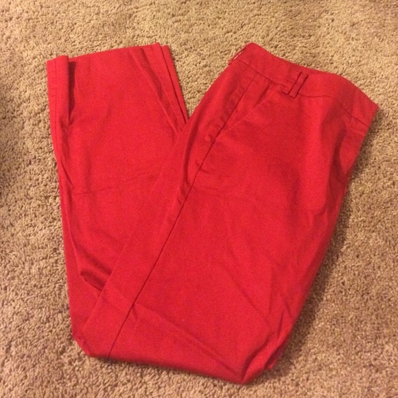 New York & Company Red Dress Pants