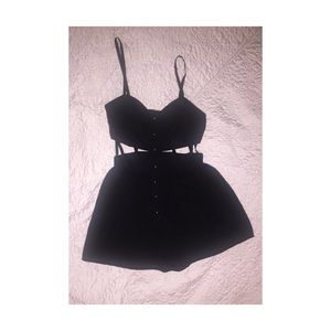 Black Cutout Romper