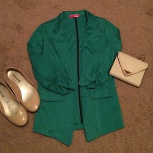 Green blazer