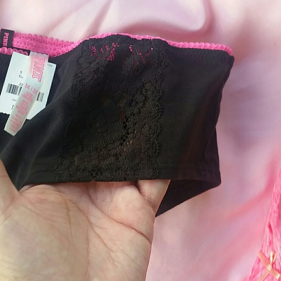 PINK Victoria Secret Black panty - Picture 2 of 3