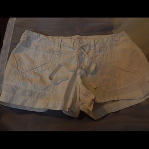 White 100% cotton Summer Shorts