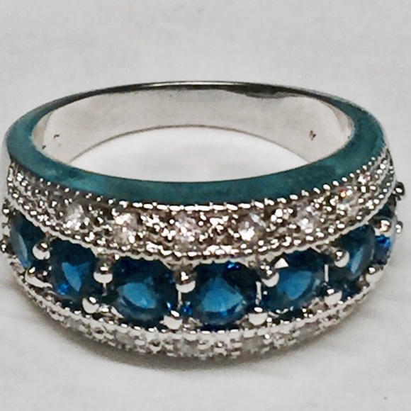 Genuine 18K Natural 2.95CT Sapphire Diamond ๐๐ - Picture 3 of 4