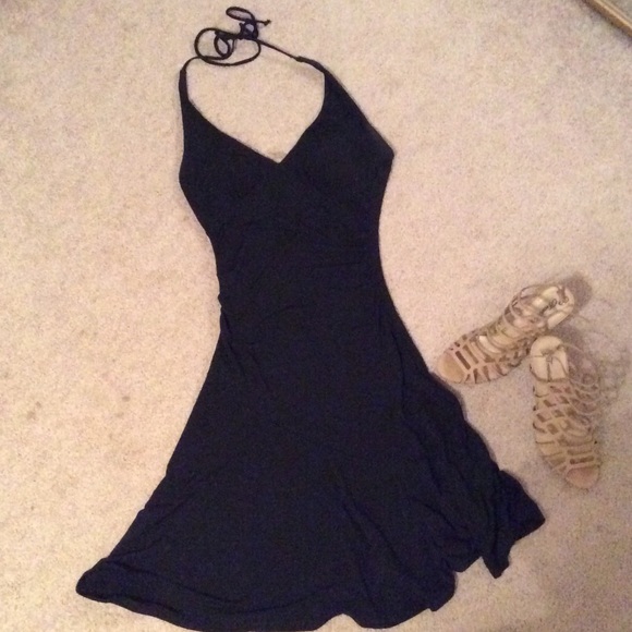 SOLD ❌Black halter dress