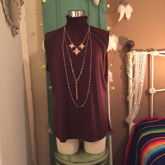Unique Brown Turtleneck