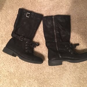 Roxy Black combat boots