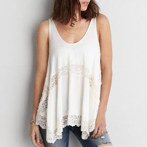 American eagle soft and sexy lace tank