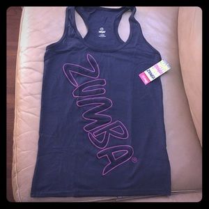 Make an offer! NWT navy/hot pink Zumba tank.