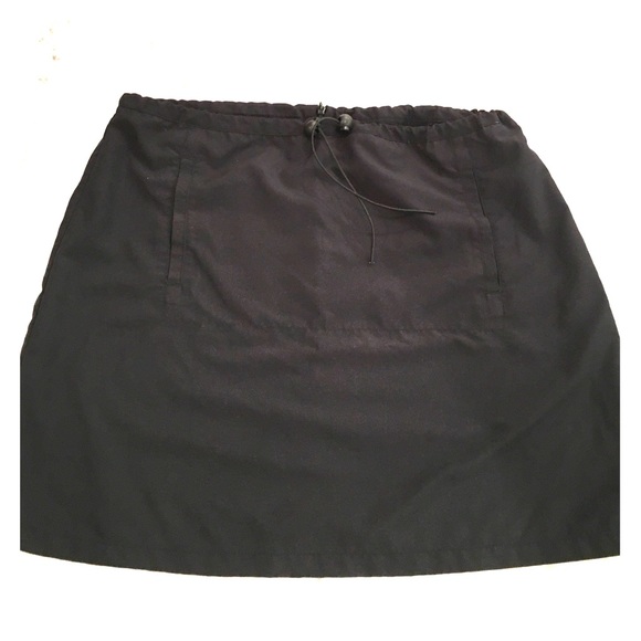 Massimo Black Swim Cover-up straight skirt