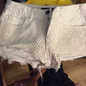 Billabong crochet shorts