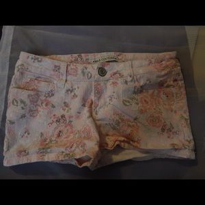 Rose Patterned Shorts