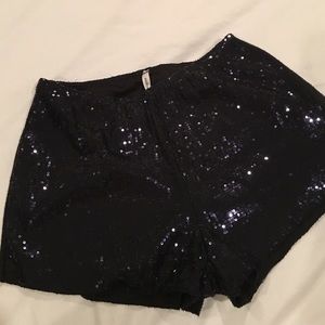 Sparkle shorts black