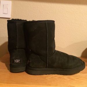 Gently worn black uggs