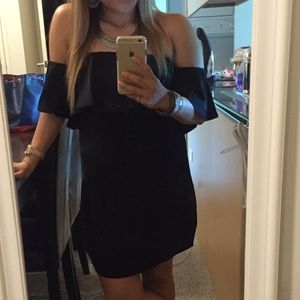 Off the shoulder summer dress