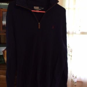 Polo long sleeve zipper shirt.