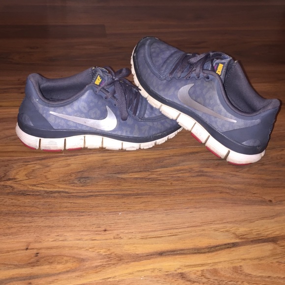 Grey and Pink Nike Cheetah Print 5.0