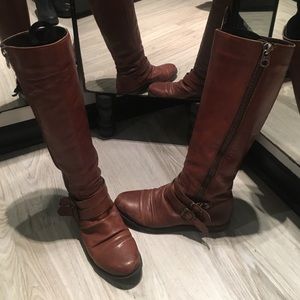 Classic Steve Madden Leather Riding Boots