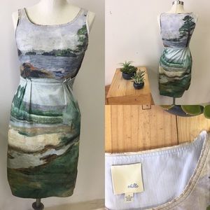 Anthropologie Dresses - RARE Anthropologie Odille Artist's Rendering Dress Anthropologie Dresses - RARE Anthropologie Odille Artist's Rendering Dress
