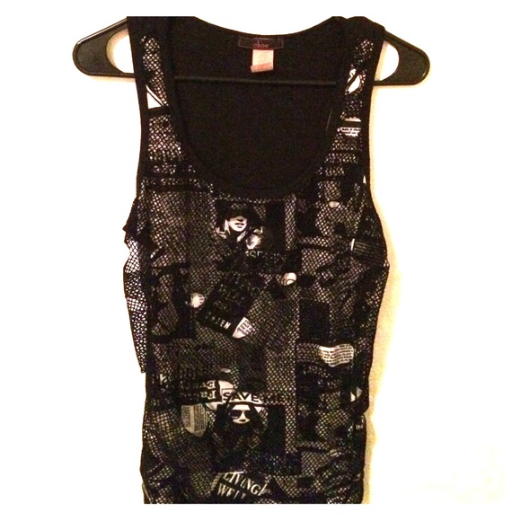 Punk style tank top