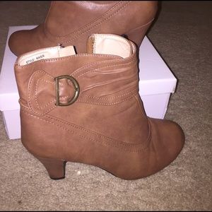 Brown booties