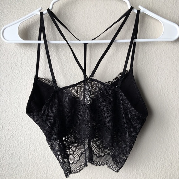 NWT Gorgeous Front T-Strap Lacy Bralette - Picture 3 of 4