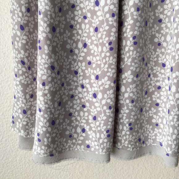 NWOT Greylin gray floral tank - Picture 4 of 4