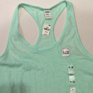 PINK Victoria's Secret Tops - Pink Victoria's Secret Light Blue Tank Top PINK Victoria's Secret Tops - Pink Victoria's Secret Light Blue Tank Top
