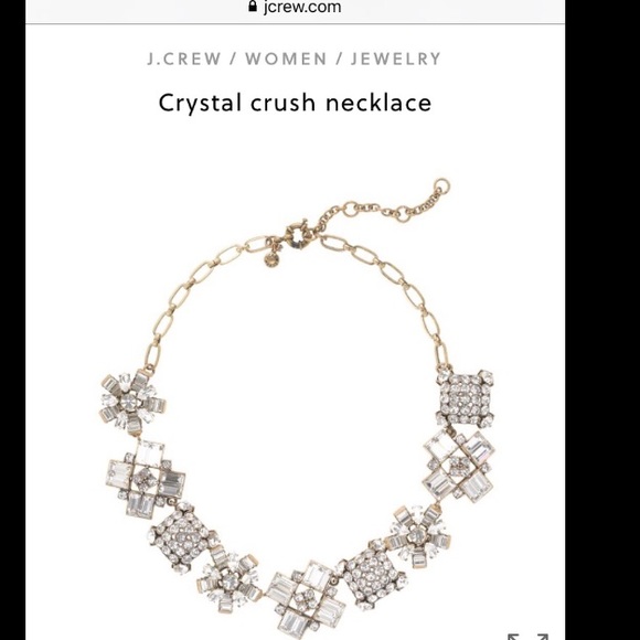 **SOLD** J. Crew Crystal Crush Necklace - Picture 4 of 4