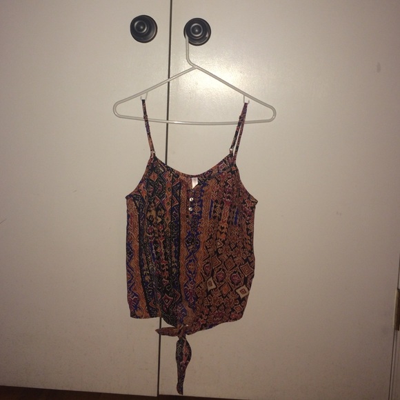 Tribal Tank with Tie in Front