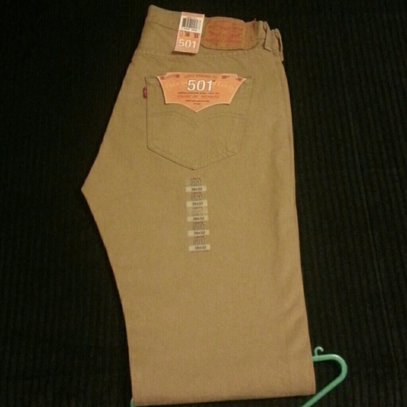 Original 501 Levi's (Tan/Khaki)