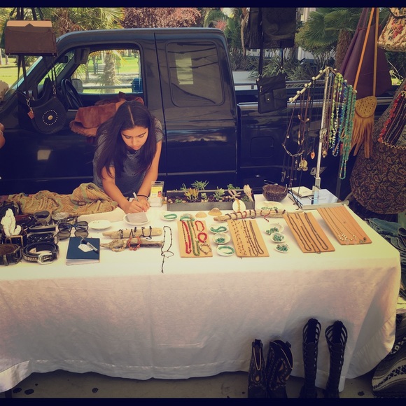 Everything.  Venice high school flea market.
