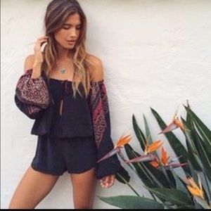 Stone Cold Fox Phoenix Romper
