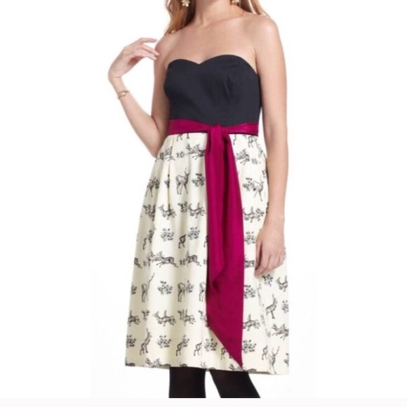 🌺🌺Anthropologie Strapless dress 4 - Picture 1 of 2