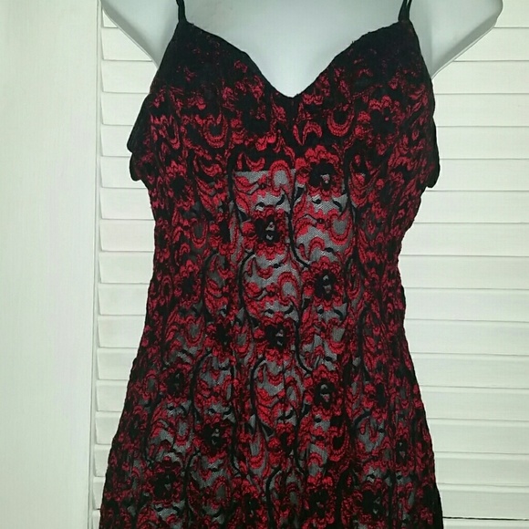 Frederick's of Hollywood lace camisole nighty