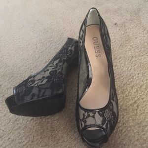 Guess lace heel. Sz8