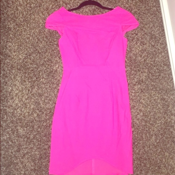 Hot pink LuLus dress