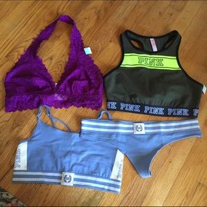 PINK sports & halter bra!!! BUNDLE😬
