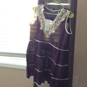 Burgundy XL tank top