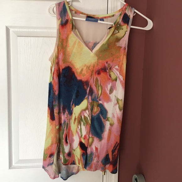 Rainbow colored tank top