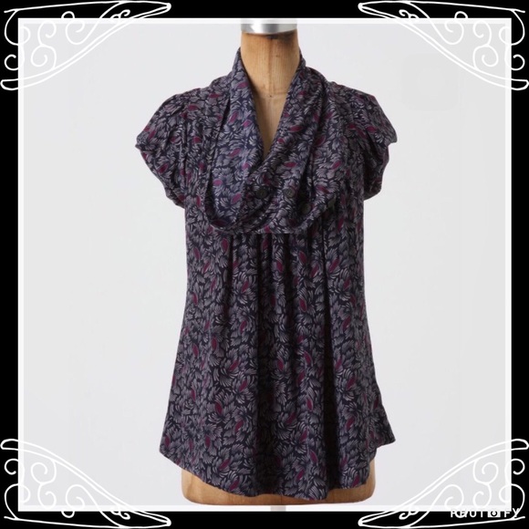 Anthropologie Odille Deuxhill Cowl Neck