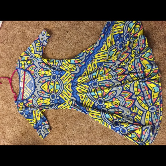 Large lularoe Nicole dress