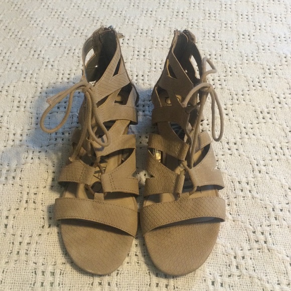 Sam & Libby Lace-Up Gladiator Sandals