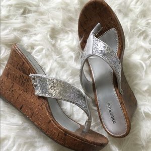 💎Silver Sparkle wedges 💎