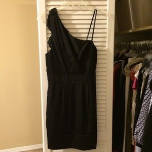 Black mini dress
