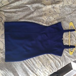 Blue bodycon dress