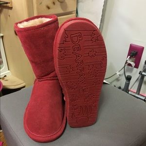 Red Bearpaw Boots