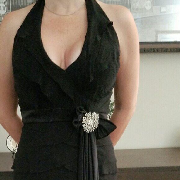 Lillie Rubin formal silk gown gala or prom dress